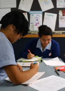 Rosehill College students extending their learning through the Gifted Education programme