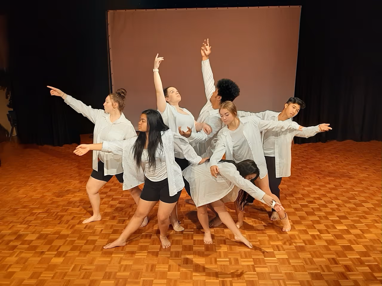 Rosehill College dance students in performance