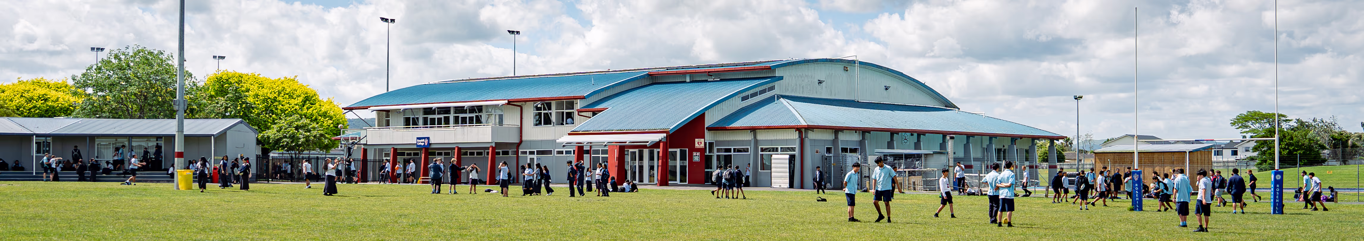 Rosehill College students together on campus